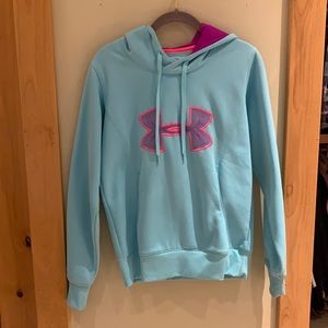 Under Armour women’s teal and purple hoodie. Size small